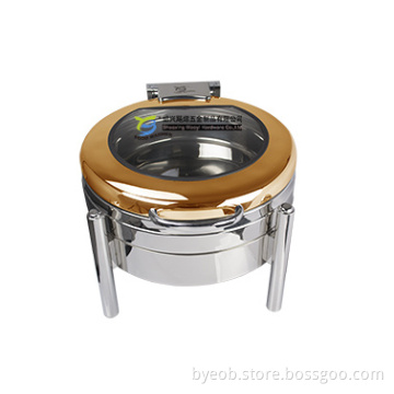 Runder Chafing Dish mit Buffetrahmen Chafersfer